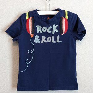 Mini Boden "Rock & Roll" Tee - Size 6-7 Years